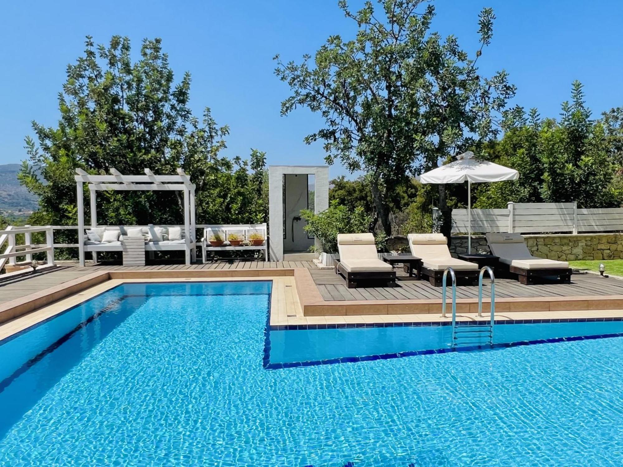 Villa Amvrosia Nr Kalives Crete Armenoi  ภายนอก รูปภาพ